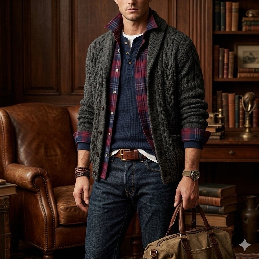 Gap Shirt Mens L‎ Plaid Button Up Preppy Heritage